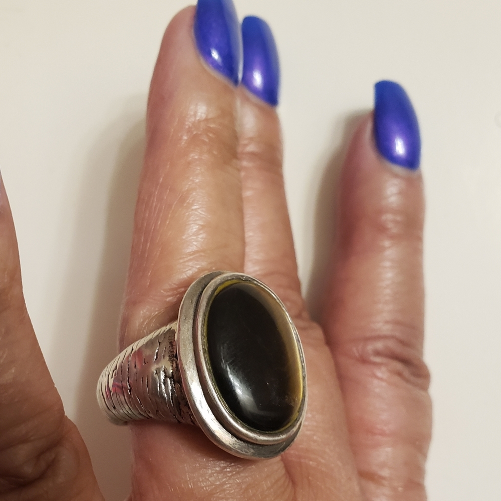 Tigers Eye in .925 Silver💛